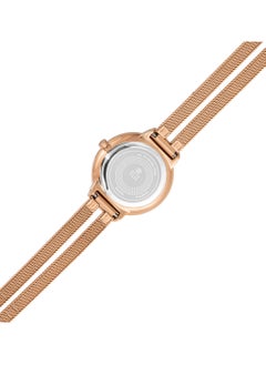 eliz ELIZ ES8789L2RSR SS & Mesh Strap 3-Hands Women's Watch  - Image 2