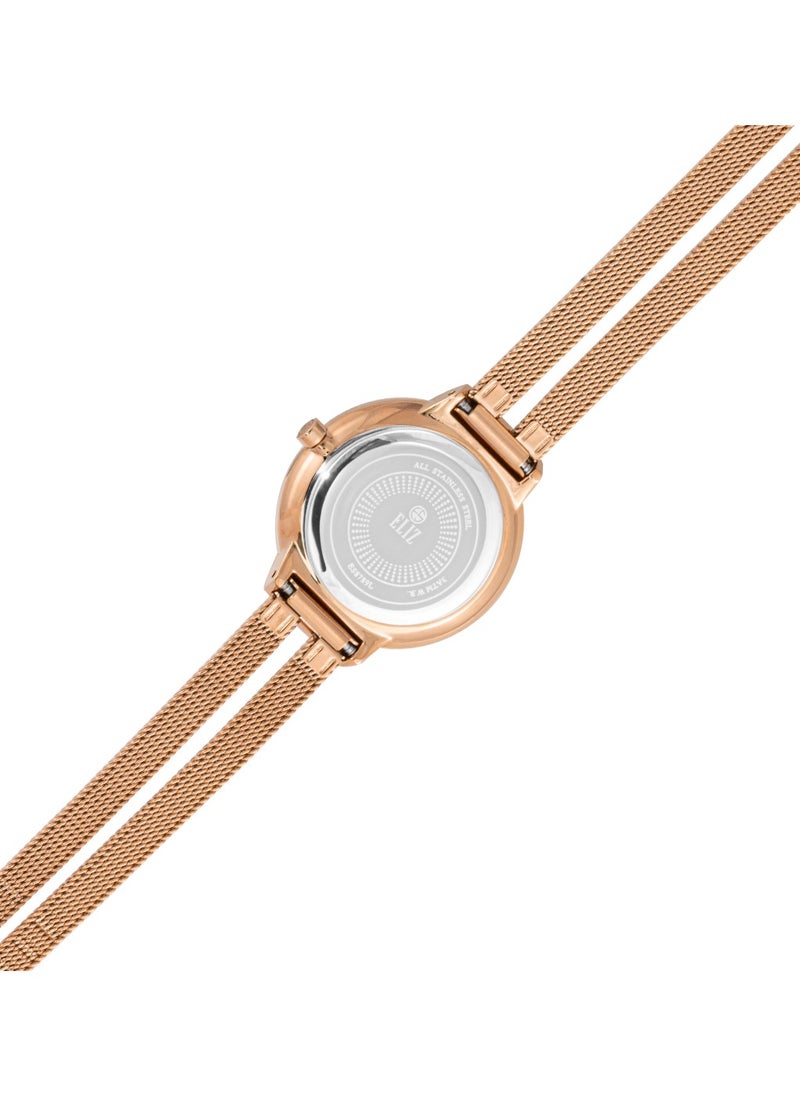 eliz - ELIZ ES8789L2RSR SS & Mesh Strap 3-Hands Women's Watch - Image 1