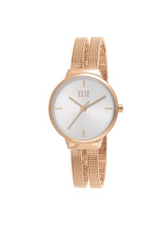 ELIZ ES8789L2RSR SS & Mesh Strap 3-Hands Women's Watch