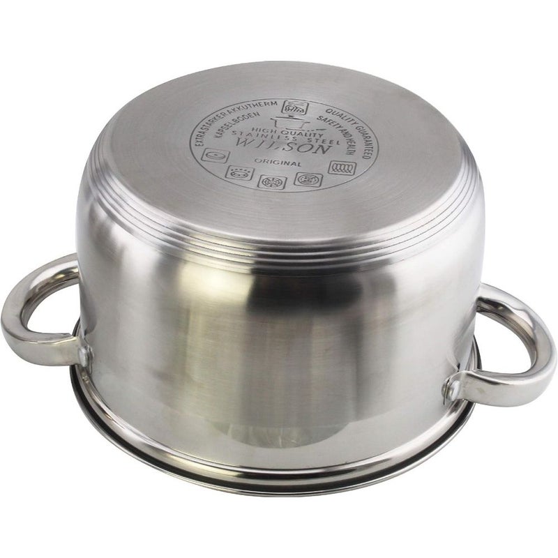 DANUBE HOME Wilson Stainless Steel 12-Piece Cookware Set - Image 5