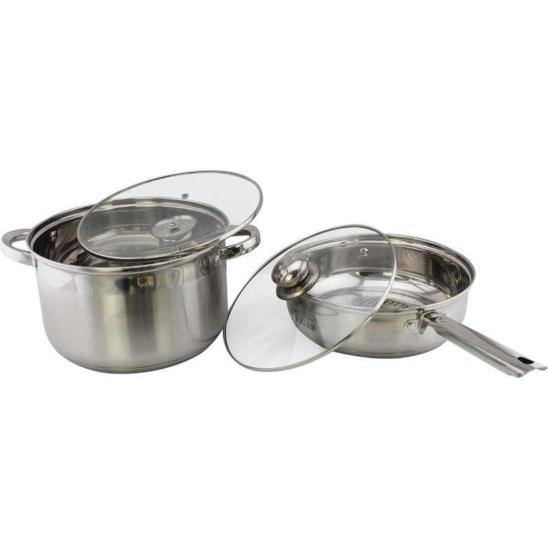 DANUBE HOME Wilson Stainless Steel 12-Piece Cookware Set - Image 3