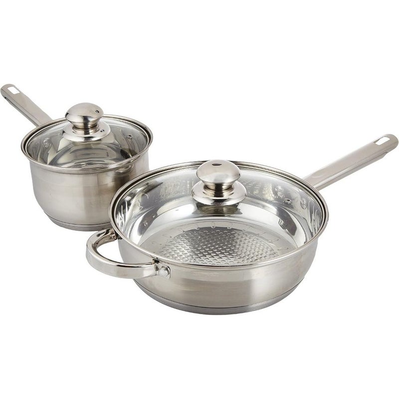 DANUBE HOME Wilson Stainless Steel 12-Piece Cookware Set - Image 4