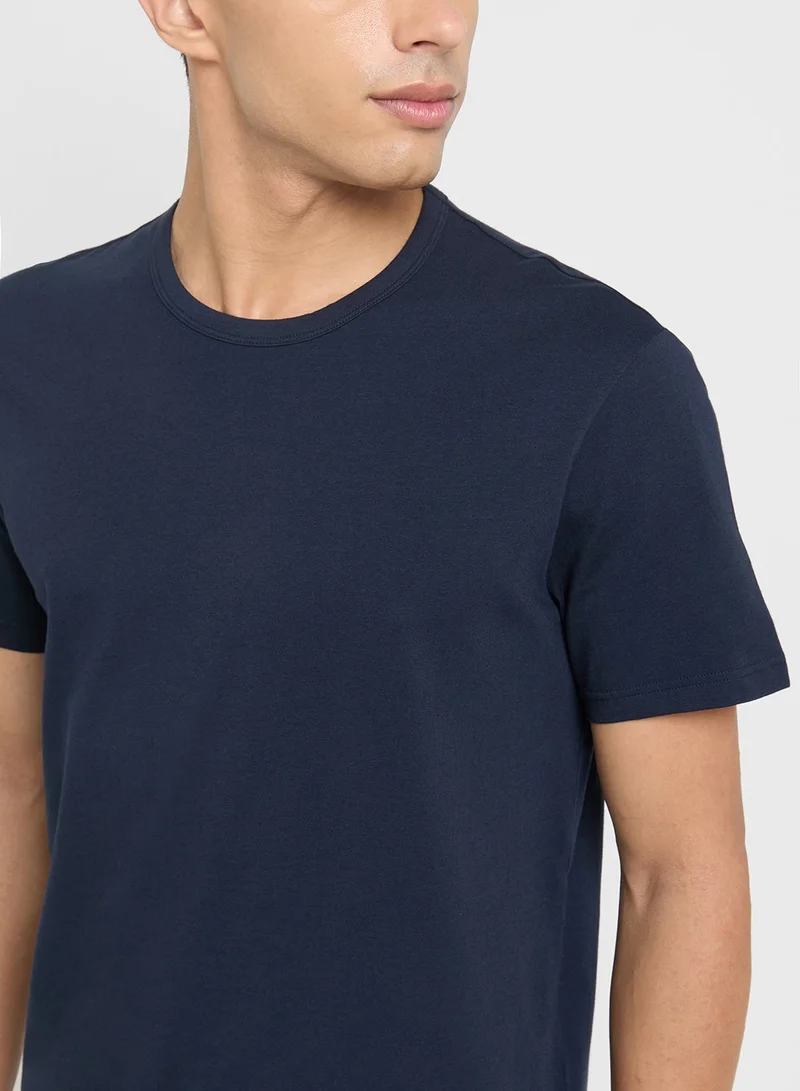 EMPORIO ARMANI  2 Pack Of Logo Crew Neck T-Shirt for Men | Best Price UAE