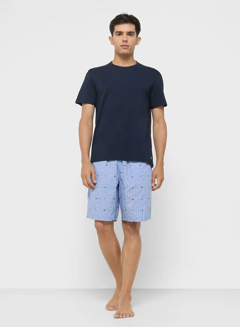 EMPORIO ARMANI  2 Pack Of Logo Crew Neck T-Shirt for Men | Best Price UAE