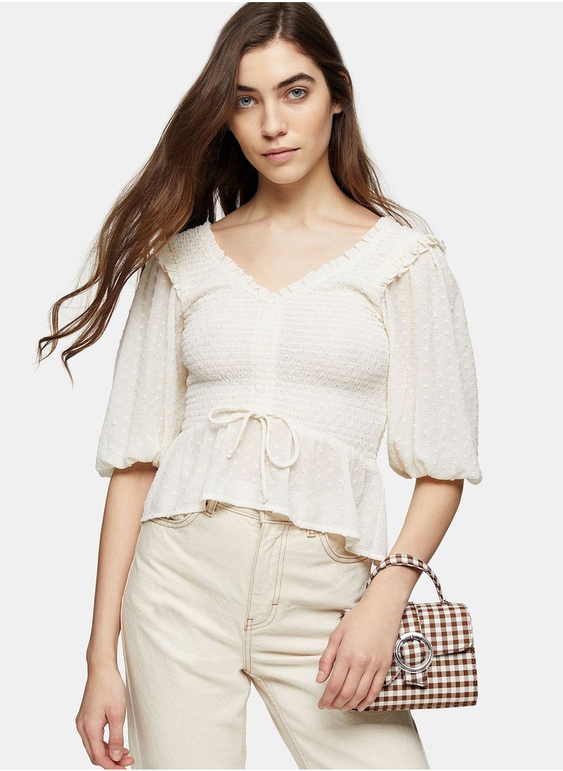 TOPSHOP - Balloon Sleeve Top - Image 1
