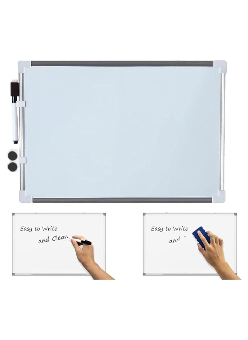 MARKQ Magnetic Whiteboard [35x50 cm] – Dry Erase White Board with Silver Frame, Perfect for Office, School, and Home  - Image 5