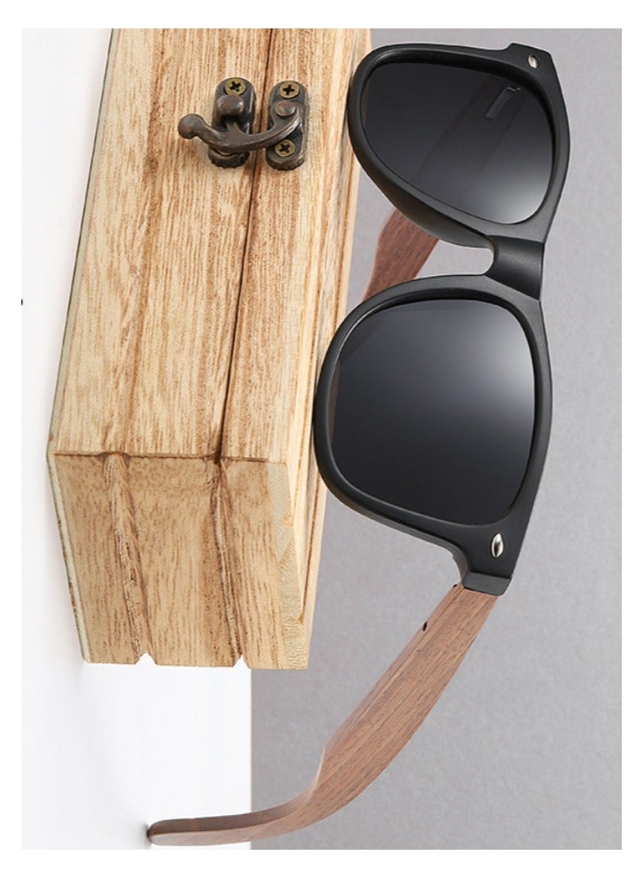 Polarized Wood Sunglasses - Image 1