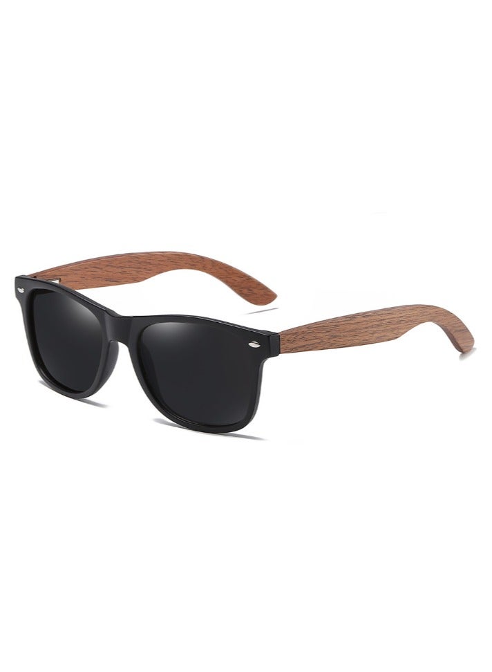 Polarized Wood Sunglasses - Image 2