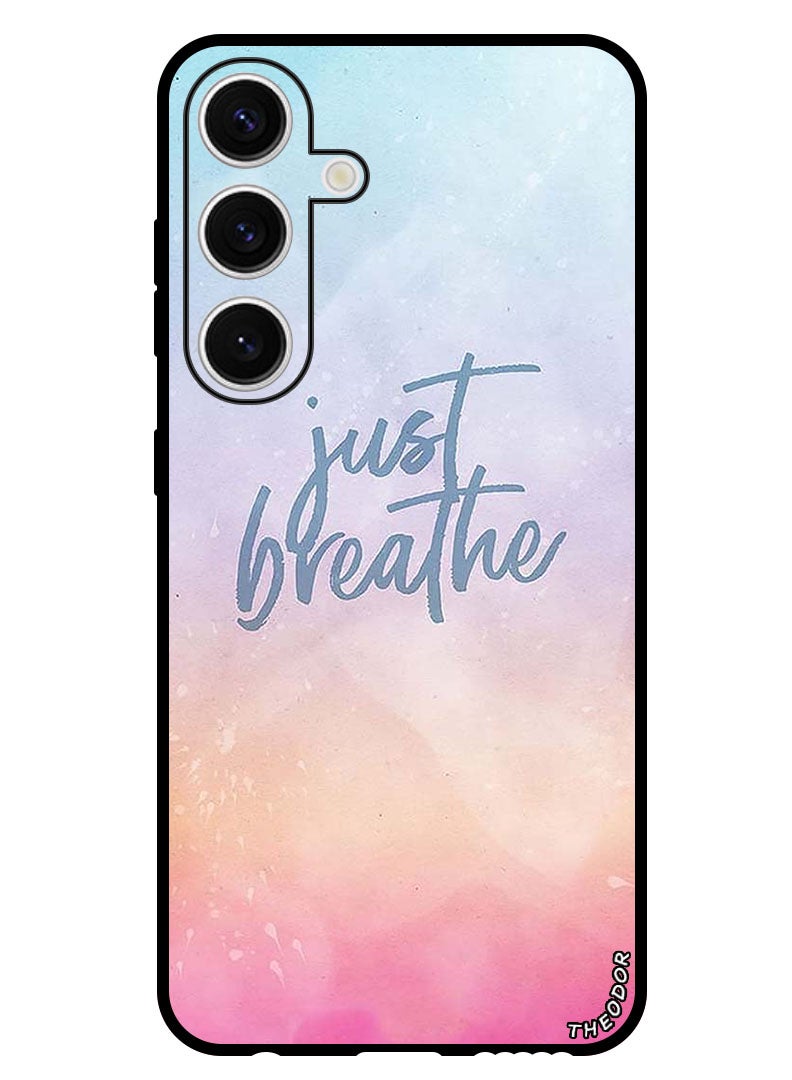 Theodor Protective Case Anti Scratch Shock Proof Bumper Cover For Samsung Galaxy S24 Plus Just Breathe - Image 1
