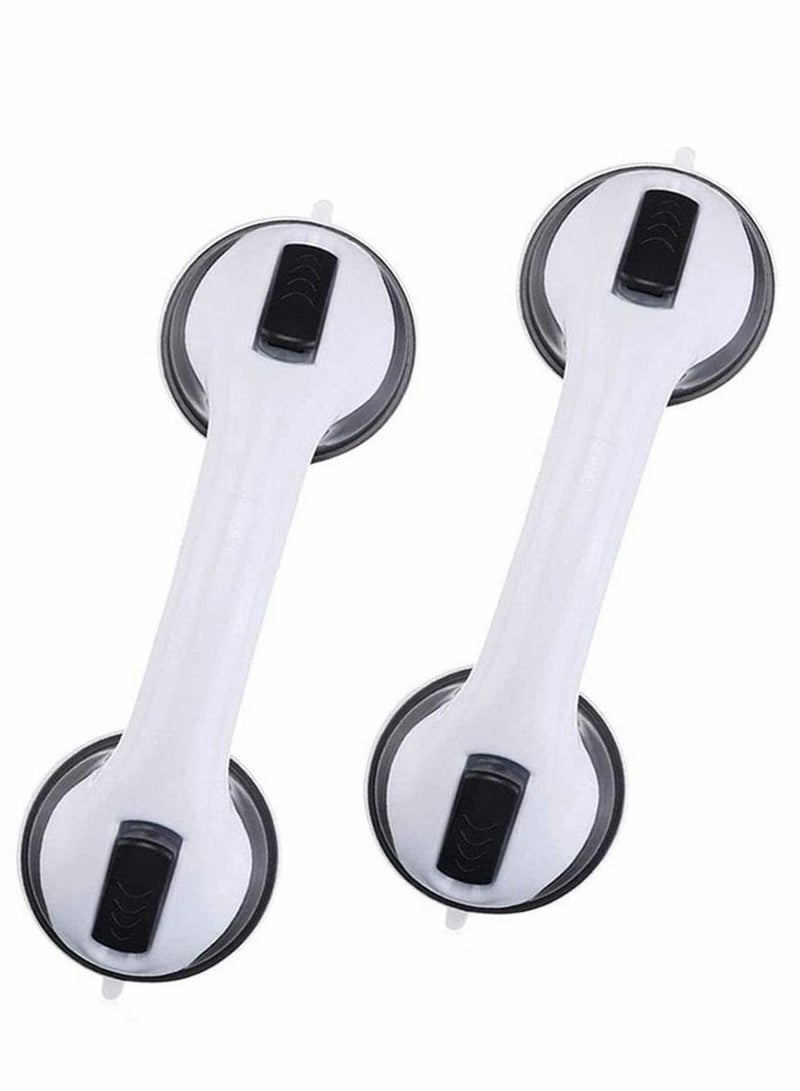 2 Pack Suction Grab, Cup Anti-Slip Grip Safety Strong Handle for Bathroom Shower Tub Assist - Image 1