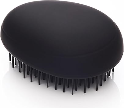 Kent Pebble Travel Hairbrush Matt Black - Image 1