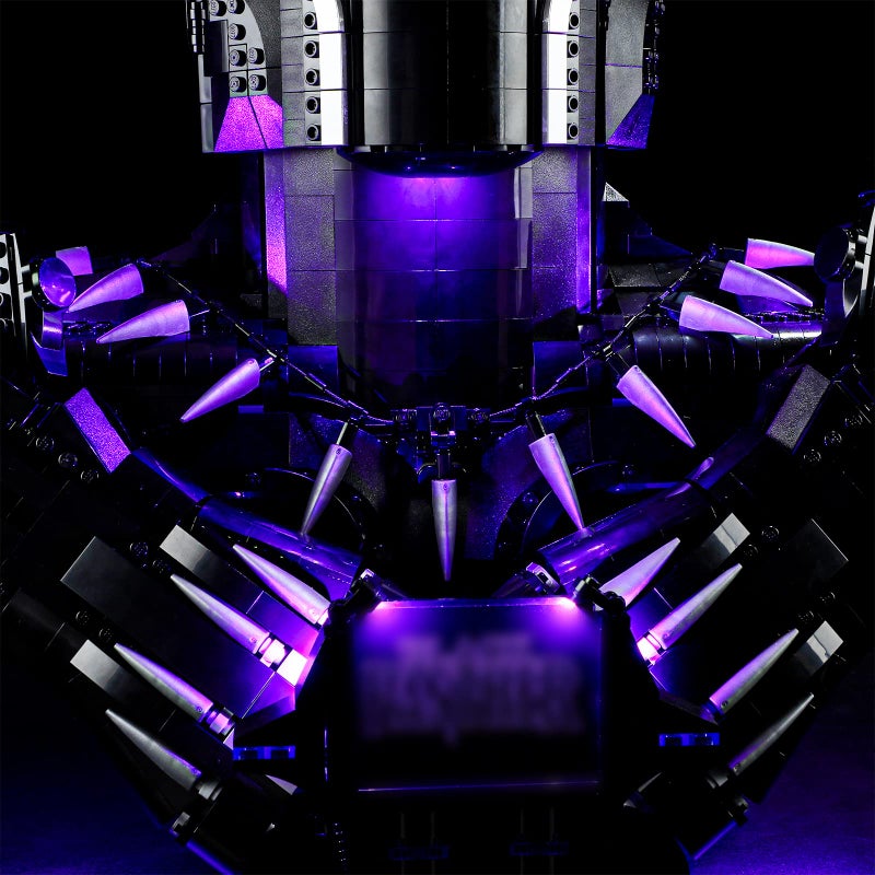 BRIKSMAX Led Lighting Kit for LEGO-76215 Black Panther - Compatible with Lego Marvel Building Blocks Model- Not Include Lego Set - Image 5