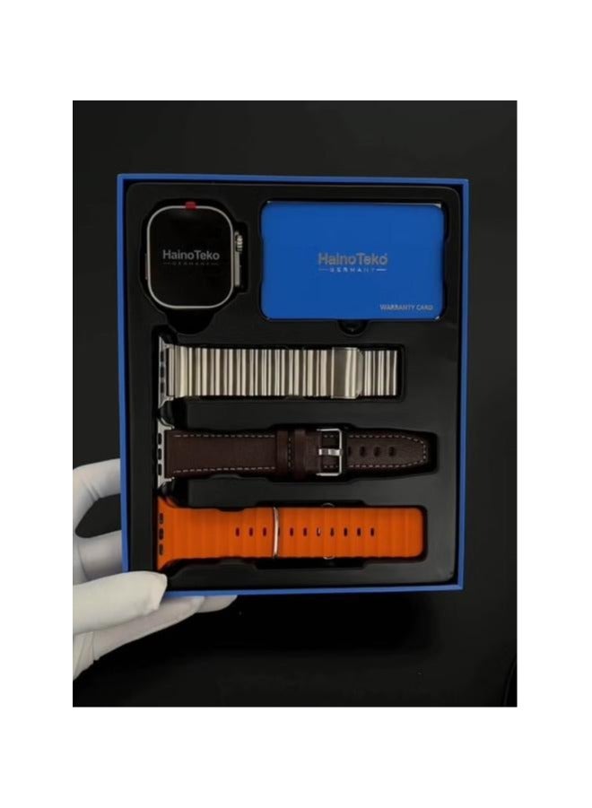 Haino Teko 2 A Smartwatch With Waterproof Full Screen AMOLED Display 20 Days Battery Life and 3 Pair Straps - Image 4