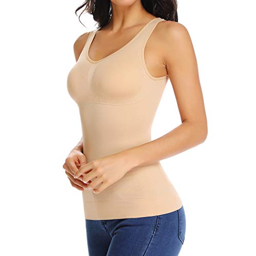 JOYSHAPER Women's Cami Shaper with Built in Bra Tummy Control Camisole Tank Top Underskirts Shapewear Body Shaper - Image 3