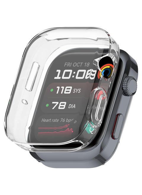 Case Compatible with Huawei Watch D2 with Screen Protector Flexible TPU Shockproof Scratch Proof Cover Case for Huawei Watch D2 Smartwatch (Transparent)