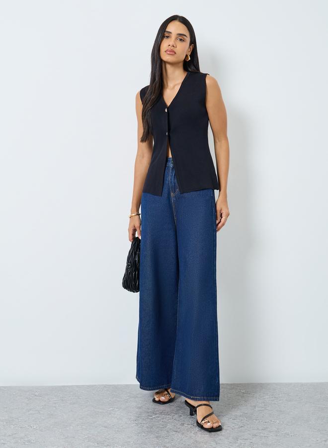 ستايلي جيليه بدون أكمام بتفاصيل مُضلعة - Image 2