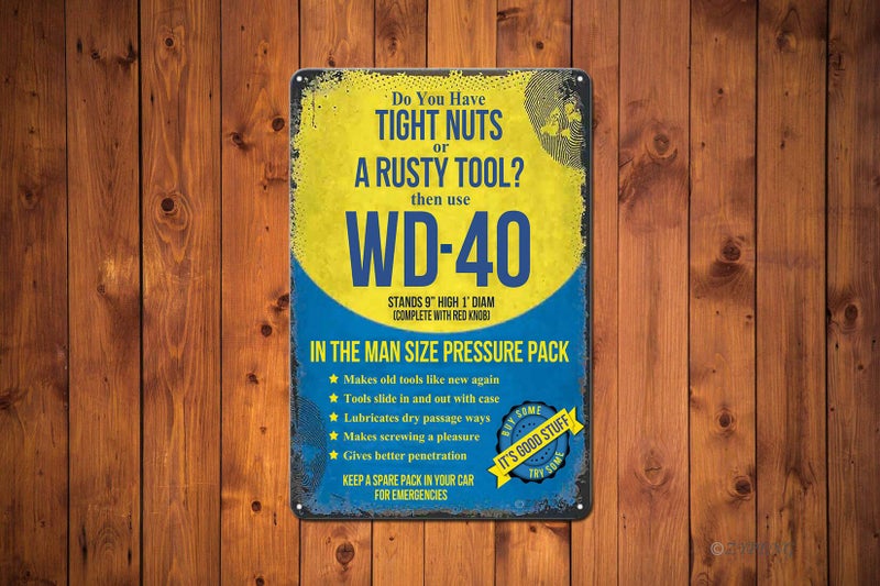 ZYPENG Room Man Cave Art Decorations Metal Sign Wall Decor Tin Signs Do You Have Or A Rusty Tool? Vintage Garage 8 x 12 inches - Image 4