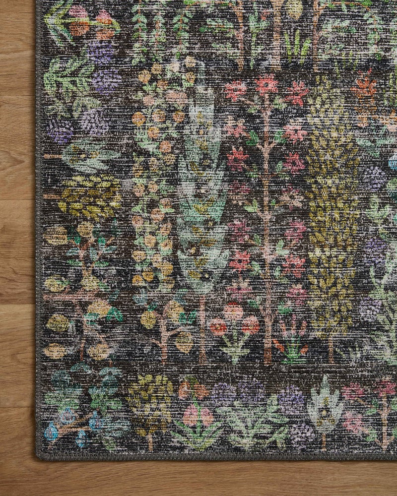 Loloi Rifle Paper Co. Maison Collection MAO-07 Charcoal 5'-0" x 7'-6", .19" Pile Height, Area Rug - Image 5