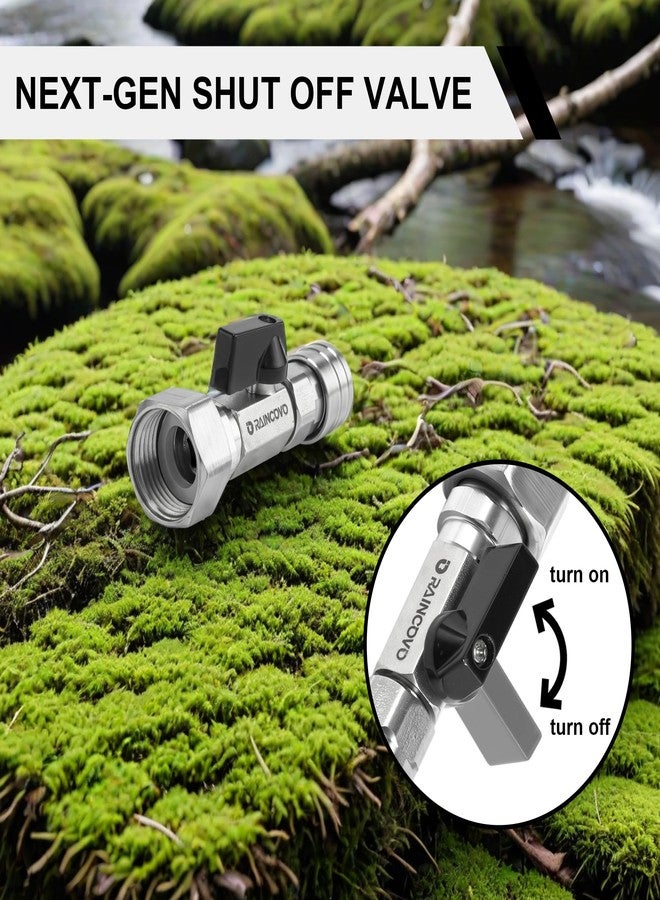 Raincovo Garden Hose to Pressure Washer Adapter with Valve - Image 4