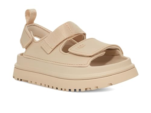 UGG Unisex-Child Goldenglow Sandal, Sea Salt, 6 Big Kid - Image 1