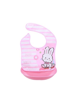 Baby Feeding Bibs Tot Roll Up Bib with Large Food Catcher Pocket for Babies and Toddlers Pink Rabbit - pzsku/Z13D9E306A372A5349333Z/45/_/1732167060/9c542f09-ccae-401b-8476-1b8331fda920