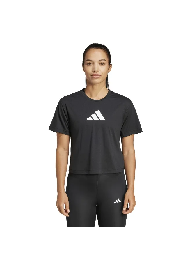 Adidas Adidas We Bl Tee Black T-Shirt (Short Sleeve) T-Shirts For Women