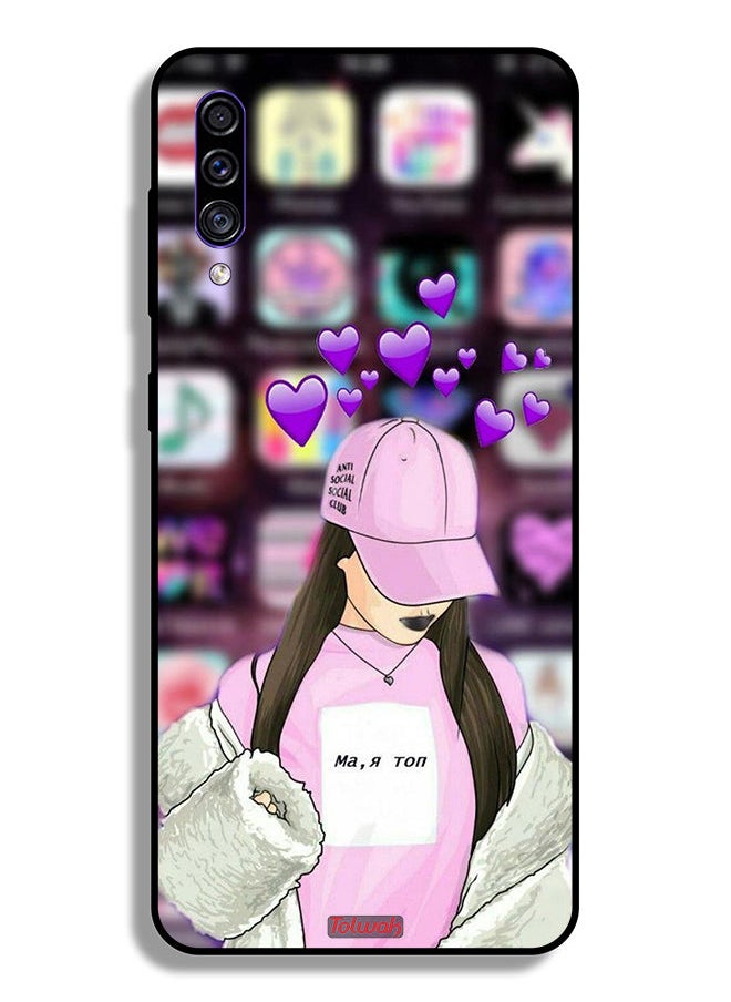 Tolwak Samsung Galaxy A50s Protective Case Cover Anti Social Club  - Image 1