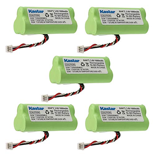 Kastar 5-Pack AAA 3.6V 1000mAh Ni-MH Rechargeable Battery Replacement for Zebra/Motorola Symbol 82-67705-01 Symbol LS-4278 LS4278-M BTRY-LS42RAAOE-01 DS-6878 Cordless Bluetooth Laser Barcode Scanner - Image 1