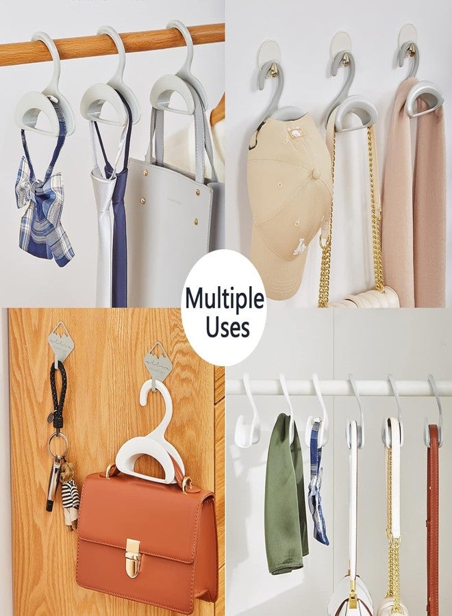 6pcs Purse Hanger Hook,Stackable Closet Holder for Handbag Tote Backpack Satchels Purses, Household Storage Organizer Rack in Cloakroom and Bedroom. - Image 3