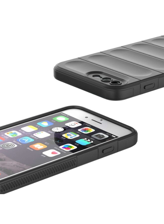 Premium Protection Back Silicone Case Compatible with Iphone 7/8 Plus Magic Shield Shockproof Case with Camera Protection (Black)  - Image 4