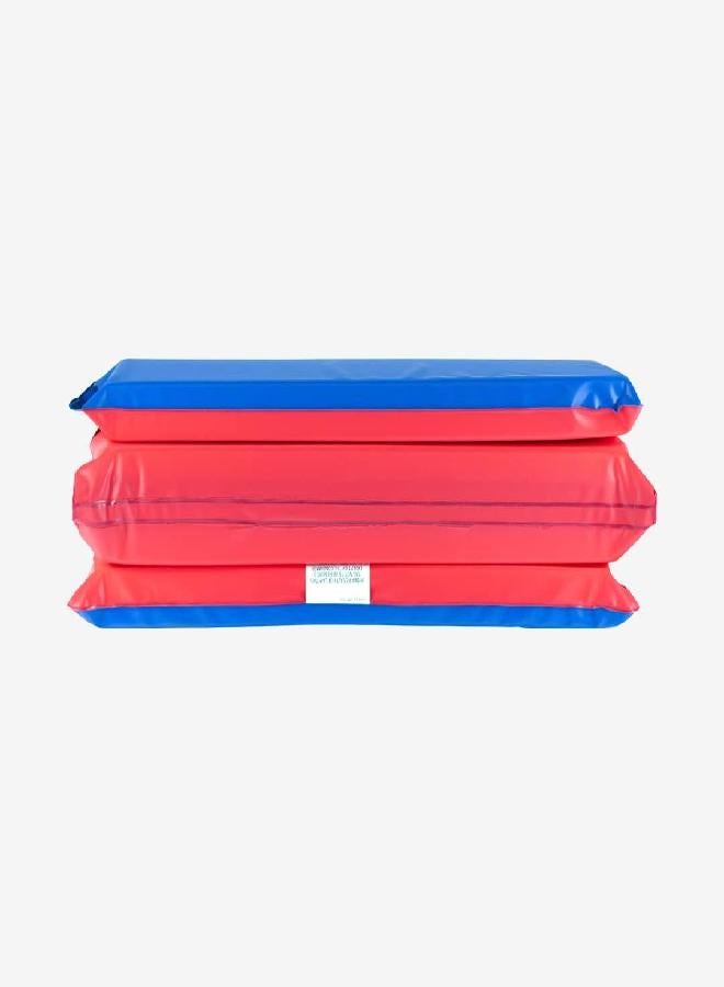 KinderMat, 1.5 Inch Thick, 4-Section Rest Mat, Red/Blue, Great for School, Daycare, Travel, and Home, 100% Made in The USAâ€¦ - Image 2