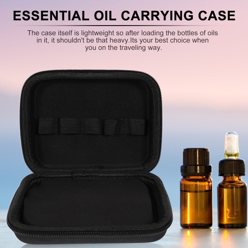 2pcs Portable Carrying Case Travel Size Essential Oils Bag Organizer - Image 2