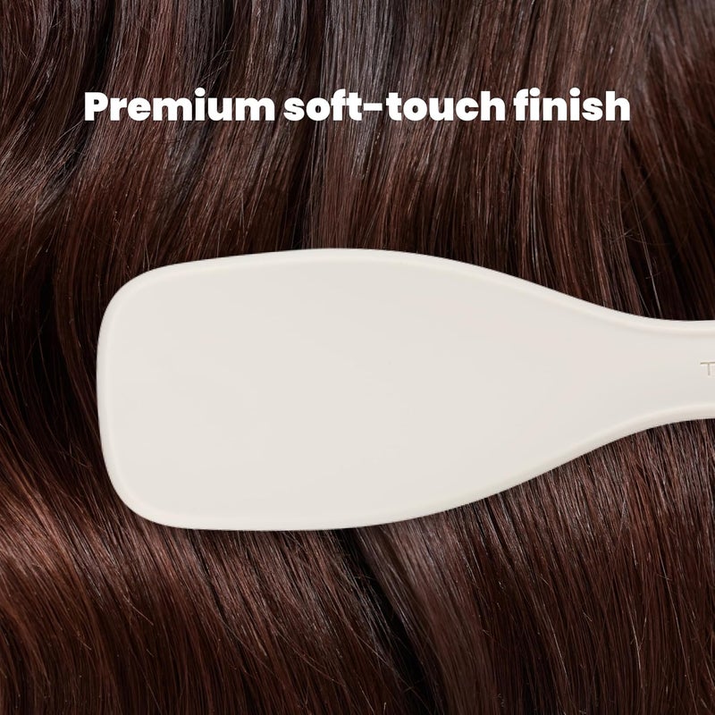 TANGLE TEEZER Shop & home all-space compatible Ultimate Detangler Hair Brush, for Wet and Dry Hair, Detangling Brush for All Hair Types, Two-Stage Teeth Reduce Breakage, Eliminate Knots, Pumice Grey, Matte Finish Carefully selected solid material - Image 3