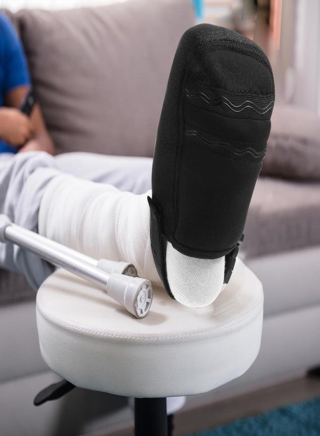 XONYOOM 1 Pack Cast Sock Cover for Foot Soft Warm Cast Socks Over Cast Adjustable Cast Socks Protector Cast Sock Toe Cover for Leg, Foot and Ankle - Image 5