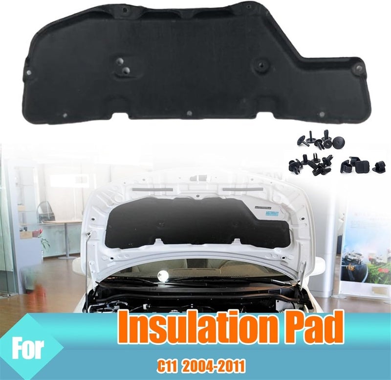 Wivplex Engine Hood Insulation Pad for Nissan Tiida C11 - Image 3