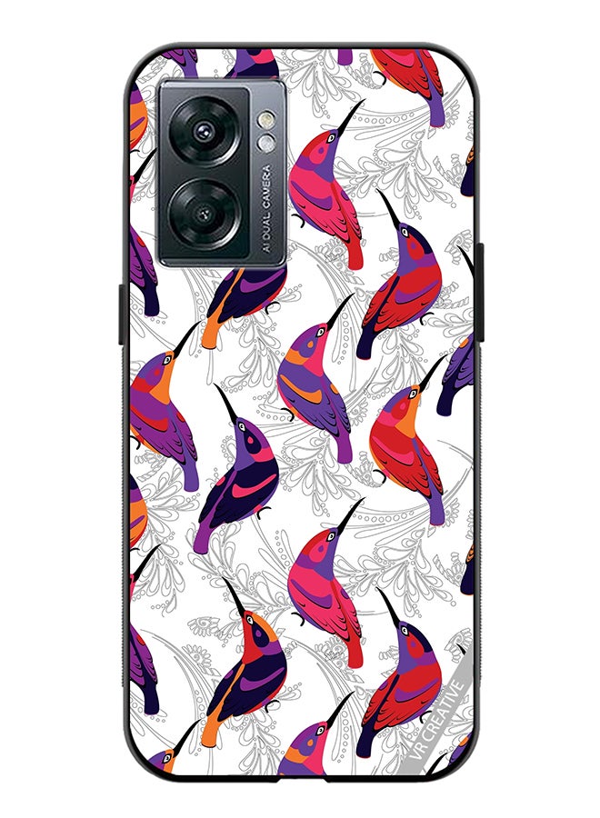 VR CREATIVE Protective Case Cover For Oppo A57 5G Colorful Birds Design Multicolour - Image 1