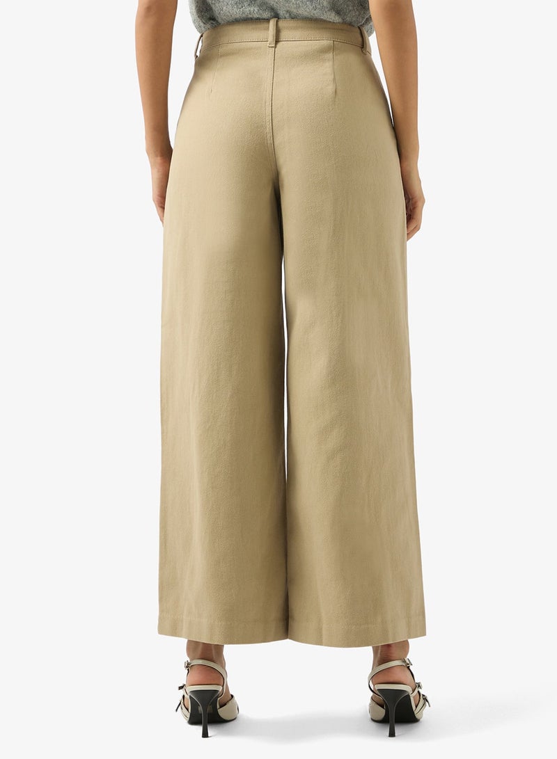 VERO MODA Vmmarley Medium Waist Super Wide Leg Pant 32" - Image 3