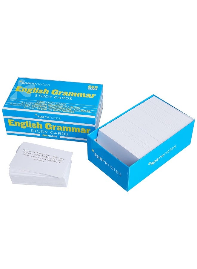 English Grammar SparkNotes Study Cards (Sparknotes Study Cards) - Image 1