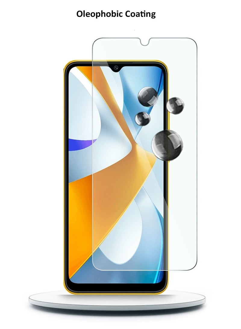 Techie Anti Reflection Anti Bubbles 9H Hardness HD Tempered Glass Screen Protector For Xiaomi Poco C40 - Image 4