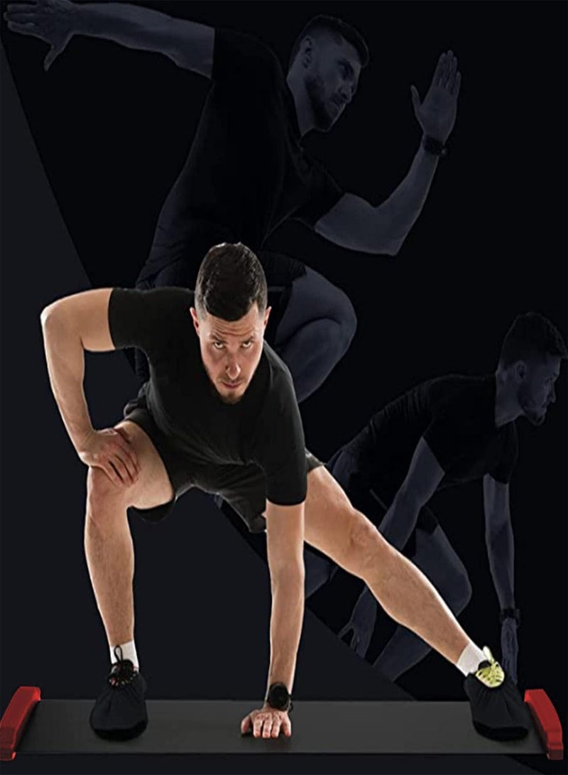 GGOOT Slide Board,Hockey Slide Board For Working Out | Sliding Board For Exercise, Indoor Skating Training Equipment, Mountaineering And Running Aids - Image 2
