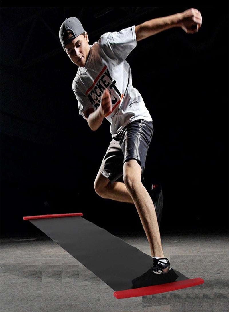 GGOOT Slide Board,Hockey Slide Board For Working Out | Sliding Board For Exercise, Indoor Skating Training Equipment, Mountaineering And Running Aids - Image 3