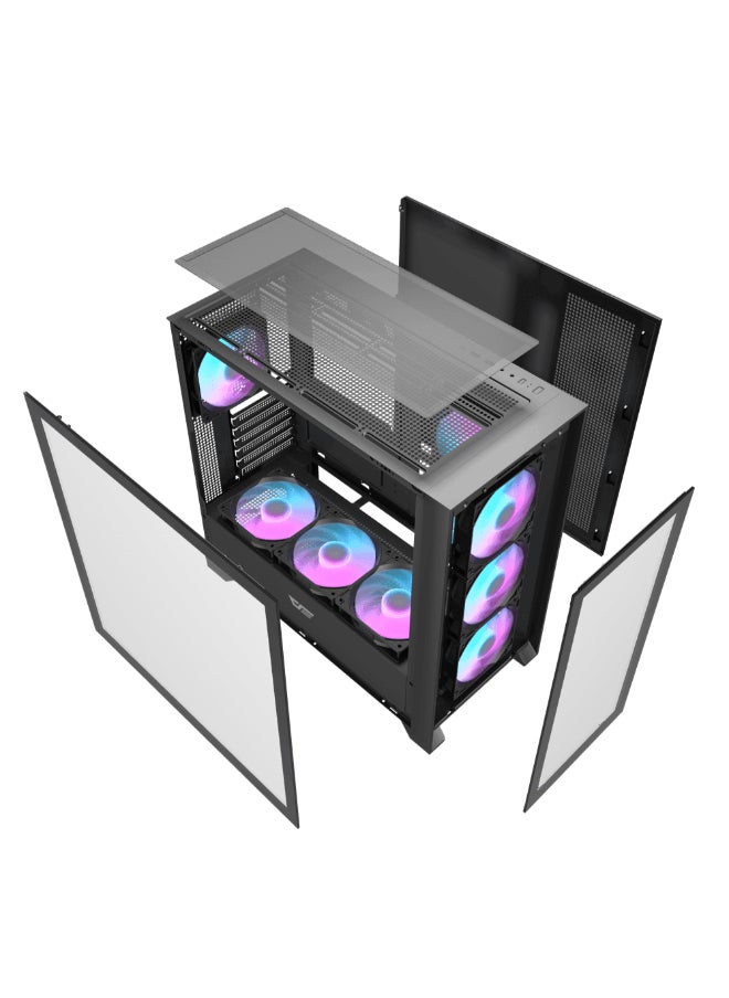 AYGRO DARK NIGHT Gaming PC INTEL CORE I7-14700K, RTX 3050, M/B B760M-A D4, 32GB RAM, 1TB SSD, 700W PSU, Windows 11  - Image 5