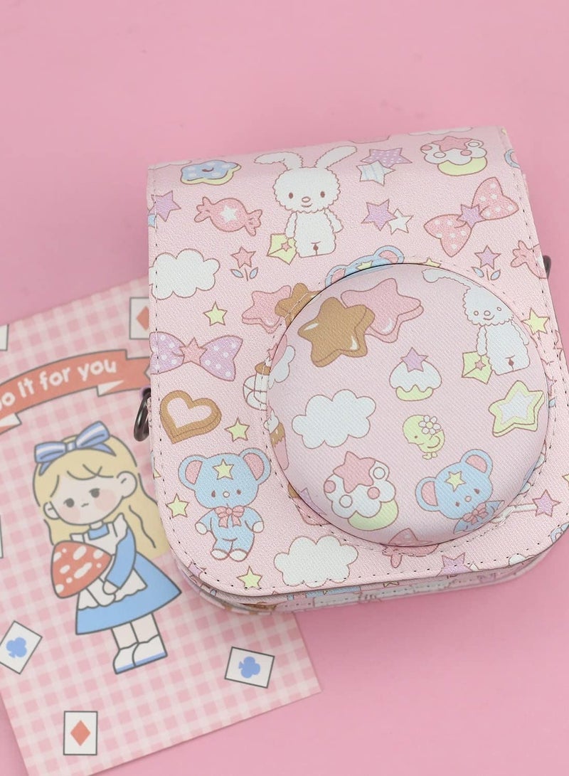 Case for Fujifilm Instax Mini 11 / 9 / 8 Instant Film Cameras with Accessory Pocket and Detachable/Adjustable Shoulder Strap - Image 4