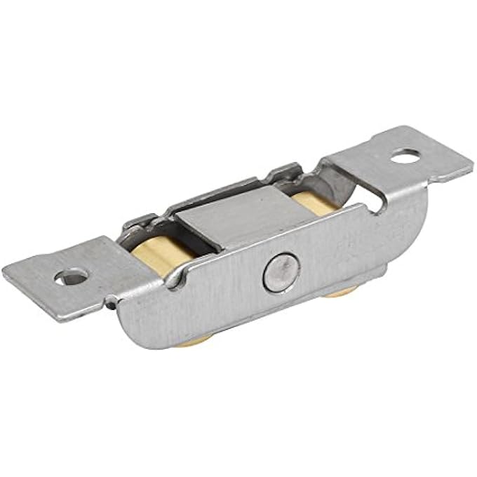 64Mm Length 12Mm Dia Dual Rollers Sliding Window Sash Pulley Wheel (Dbef79F0F57C1D099B80919735Ad68Db) - Image 3