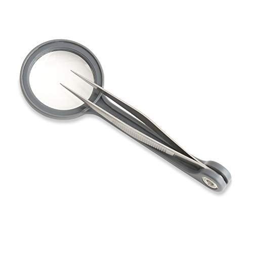 Carson MagniGrip 4.5x Magnifier with Attached Precision Tweezers (MG-55) - Image 3
