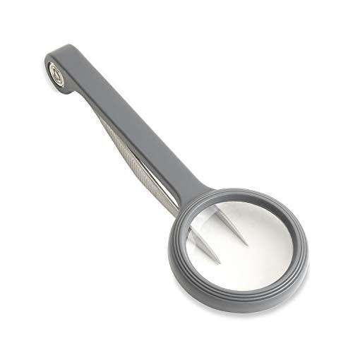 Carson MagniGrip 4.5x Magnifier with Attached Precision Tweezers (MG-55) - Image 2