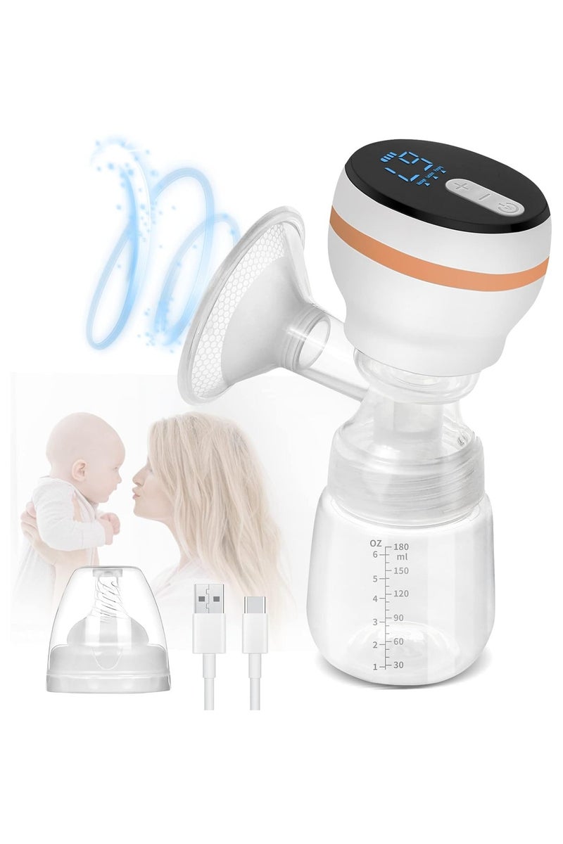 9-speed electric breast pump with 180ml bottle, multi-color - Image 1