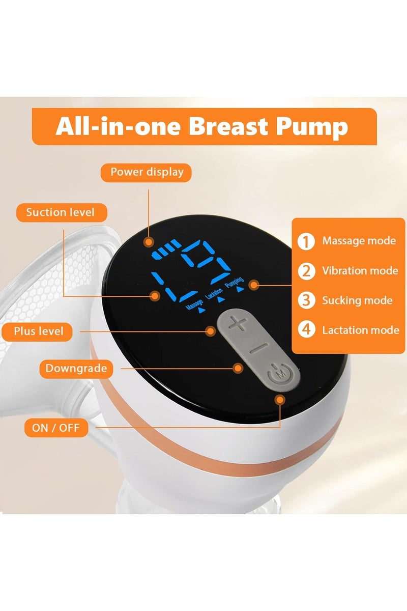 9-speed electric breast pump with 180ml bottle, multi-color - Image 2