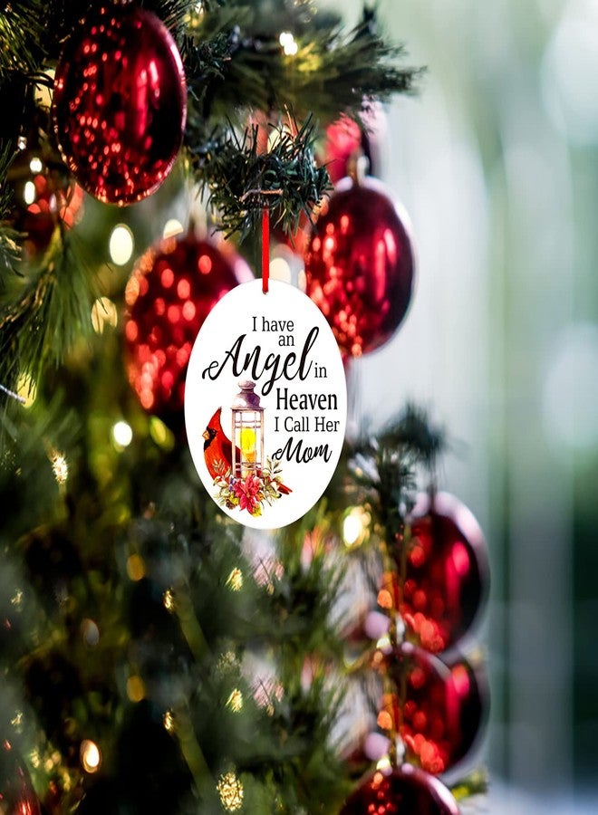 PETCEE Memorial Christmas Ornaments - Mom in Heaven Ornaments for Christmas Tree in Memory of Loved One Hanging Ornaments Decorations Loss of Mother Xmas Sympathy Gifts for Family Friends - Image 5