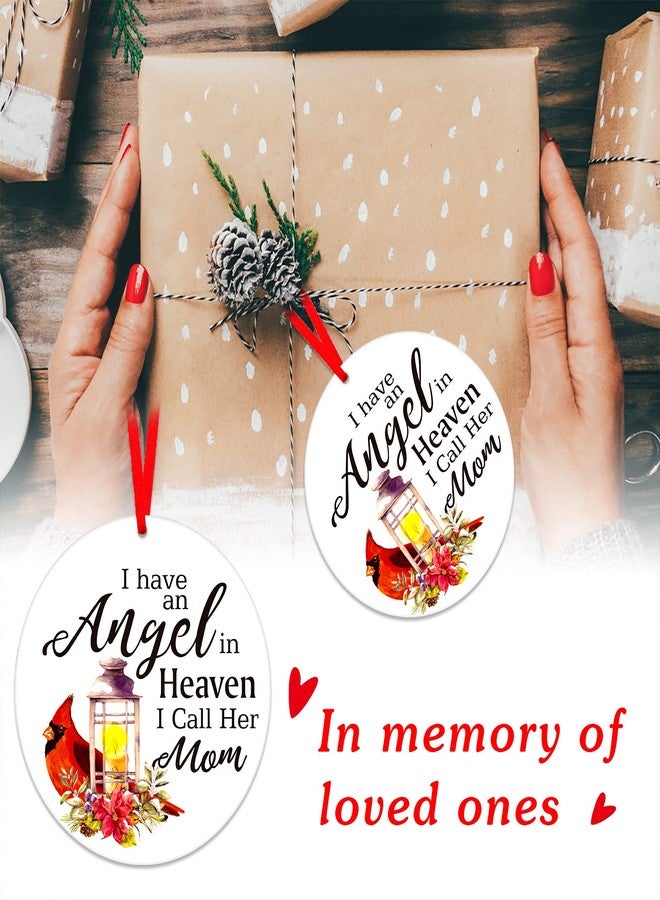 PETCEE Memorial Christmas Ornaments - Mom in Heaven Ornaments for Christmas Tree in Memory of Loved One Hanging Ornaments Decorations Loss of Mother Xmas Sympathy Gifts for Family Friends - Image 3